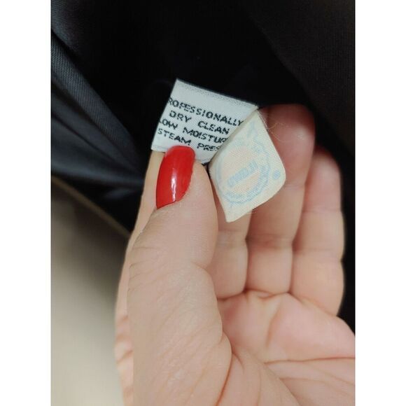 George David Fashions VINTAGE Women's Size Medium Black/Brown Tweed Zip Jacket - Picture 2 of 12